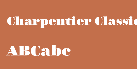 Charpentier Classicistique Reduced