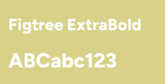 Figtree ExtraBold