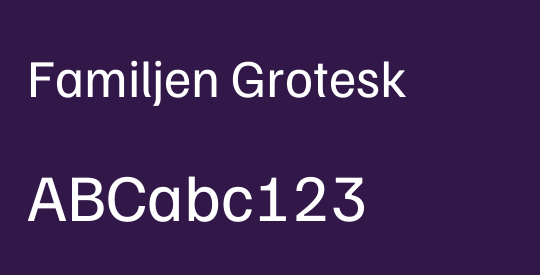 Familjen Grotesk