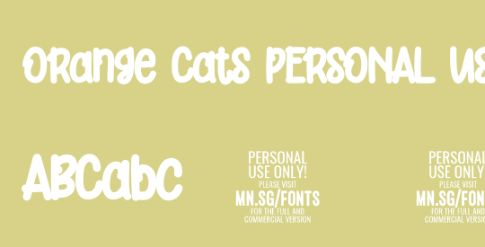 Orange Cats PERSONAL USE ONLY