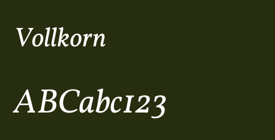 Vollkorn