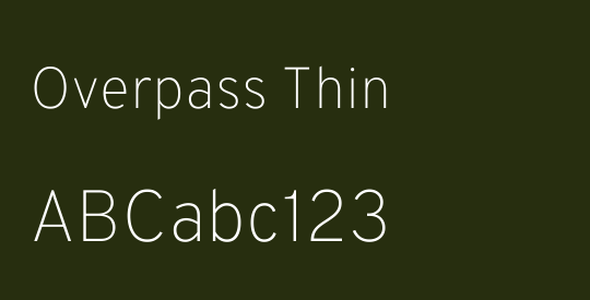Overpass Thin