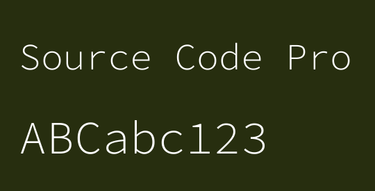 Source Code Pro Light