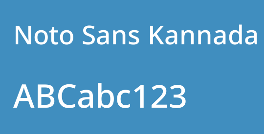 Noto Sans Kannada Medium