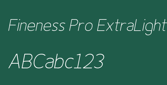 Fineness Pro ExtraLight