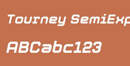 Tourney SemiExpanded Black