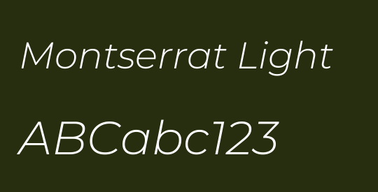 Montserrat Light