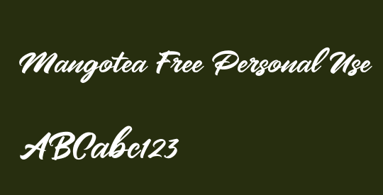 Mangotea Free Personal Use