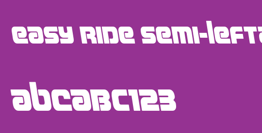 Easy Ride Semi-Leftalic