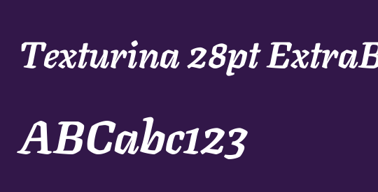 Texturina 28pt ExtraBold