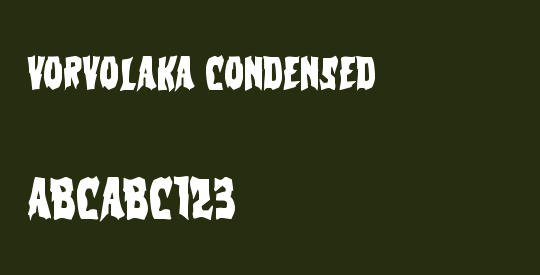 Vorvolaka Condensed