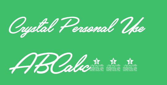 Crystal Personal Use