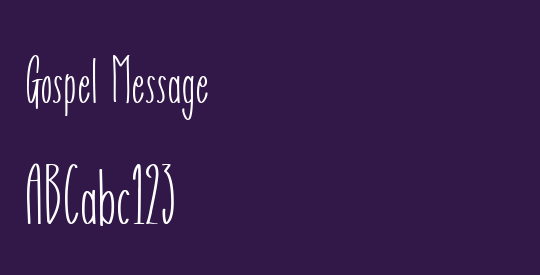 Gospel Message