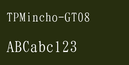 TPMincho-GT08