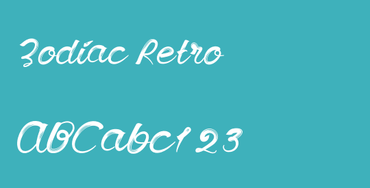 Zodiac Retro
