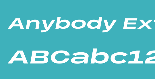 Anybody ExtraExpanded