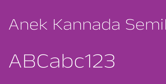 Anek Kannada SemiExpanded ExtraLight