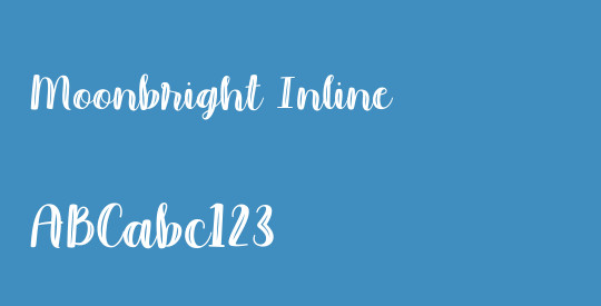 Moonbright Inline