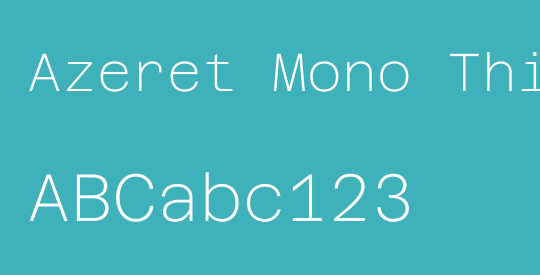 Azeret Mono Thin