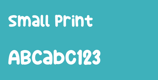 Small Print