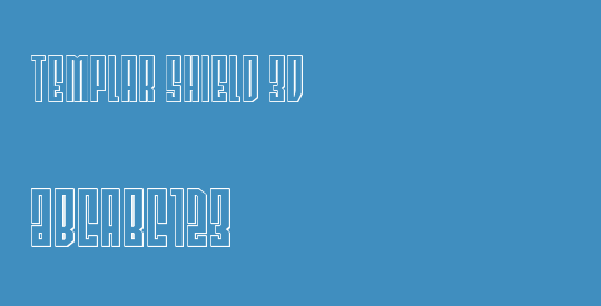 Templar Shield 3D
