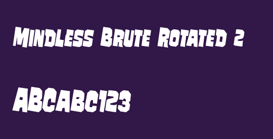 Mindless Brute Rotated 2