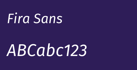 Fira Sans