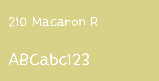 210 Macaron R