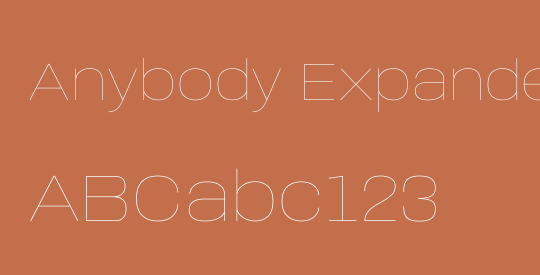 Anybody Expanded Thin