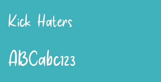 Kick Haters