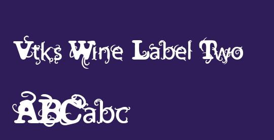 Vtks Wine Label Two
