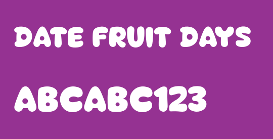 Date Fruit Days