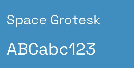 Space Grotesk