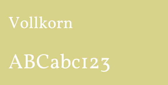 Vollkorn