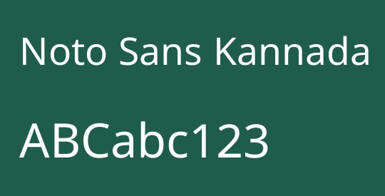 Noto Sans Kannada