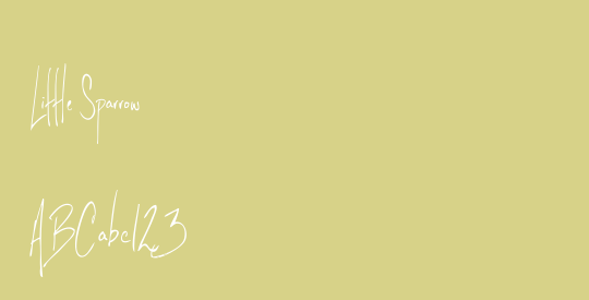 Little Sparrow