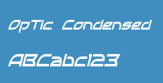OpTic Condensed