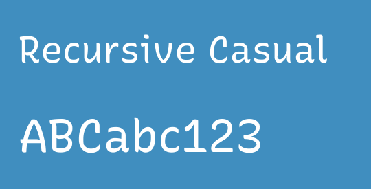 Recursive Casual
