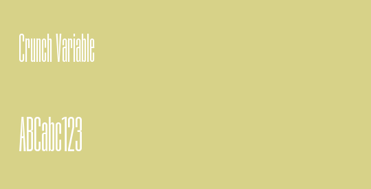 Crunch Variable