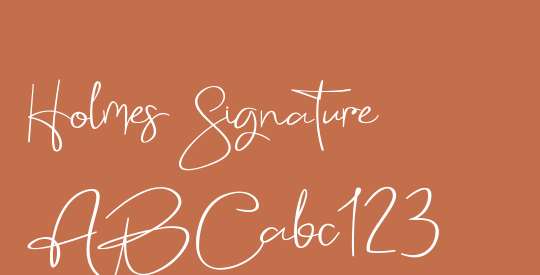 Holmes Signature