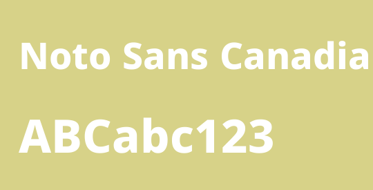 Noto Sans Canadian Aboriginal ExtraBold
