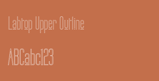 Labtop Upper Outline