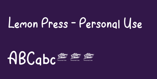 Lemon Press - Personal Use