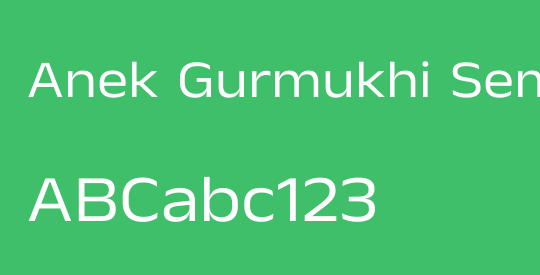 Anek Gurmukhi SemiExpanded