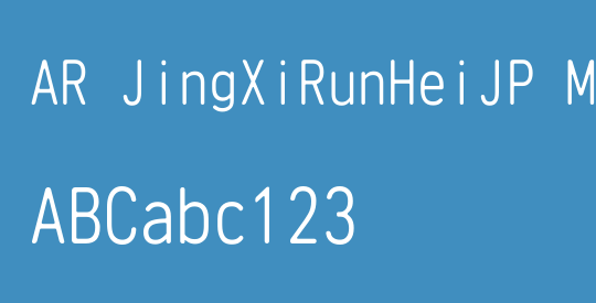 AR JingXiRunHeiJP MD