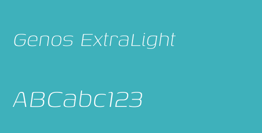 Genos ExtraLight