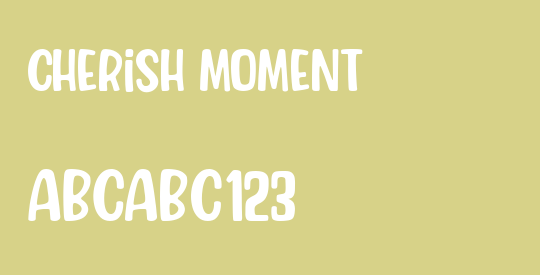 Cherish Moment