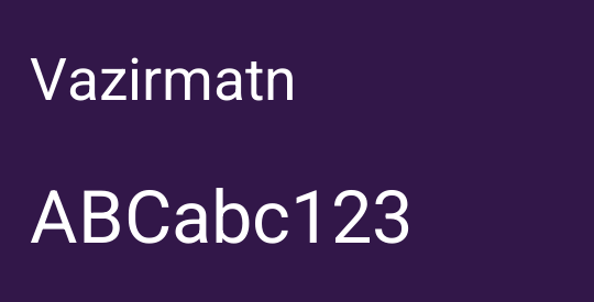 Vazirmatn