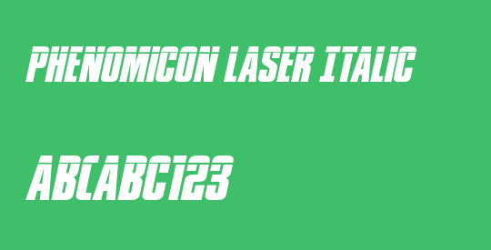 Phenomicon Laser Italic
