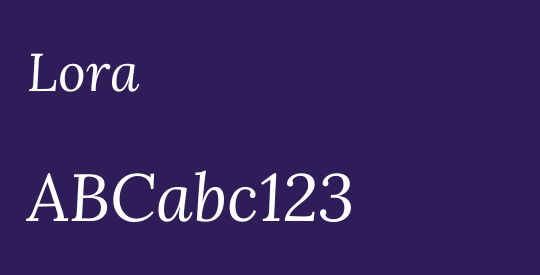 Lora